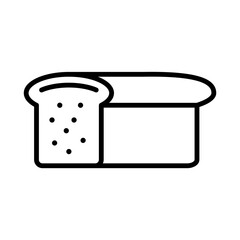 Bread Flat Icon Design Vector Template Illustration