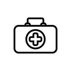 First Aid Kit Icon Design Vector Template Illustration