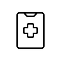 First Aid Kit Icon Design Vector Template Illustration