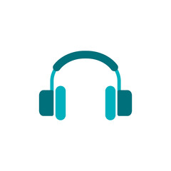 Earphone Headset Icon Design Vector Template Illustration