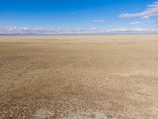 Fototapeta na wymiar Lake dried because of the global warming. 