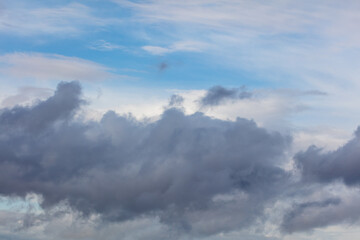 Fototapeta na wymiar Clouds in the sky as background. Nature
