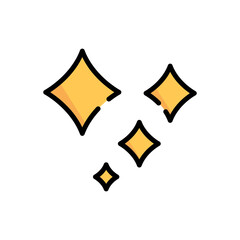 Sparkle Icon Design Vector Template Illustration