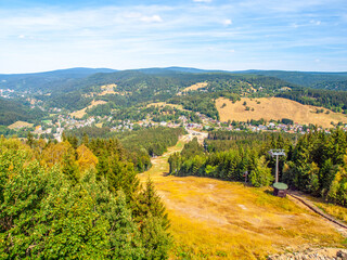 Jizera Mountains summer panorama