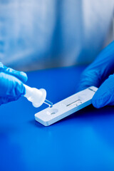 using a covid-19 rapid antigen test in the lab