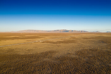 Obraz premium Lake dried because of the global warming. 
