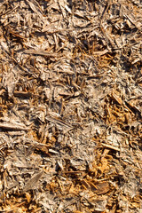 Sawdust board as an abstract