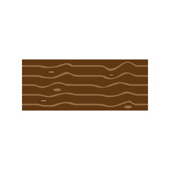Flat wood icon. Nature furniture symbol. Logo design element
