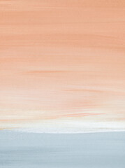 Obraz premium Abstract landscape. Beautiful pastel colours. Versatile image can apply to a wide range of creative design projects: posters, banners, cards, websites, wallpapers, magazines. Modern piece of art.