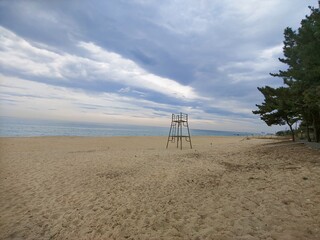 beach and sky