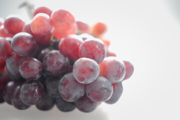 Bunch of red grapes
