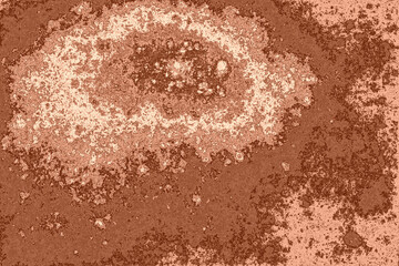 Abstract vortex pattern with brown particles