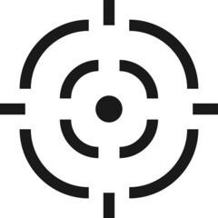 Target icon. focus icon vector