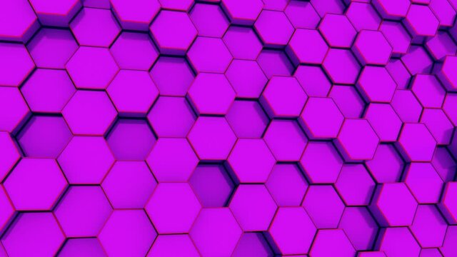 hexagon red Background 
