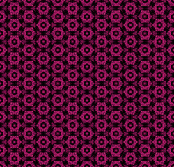 An old purple ornament made of unusual flowers