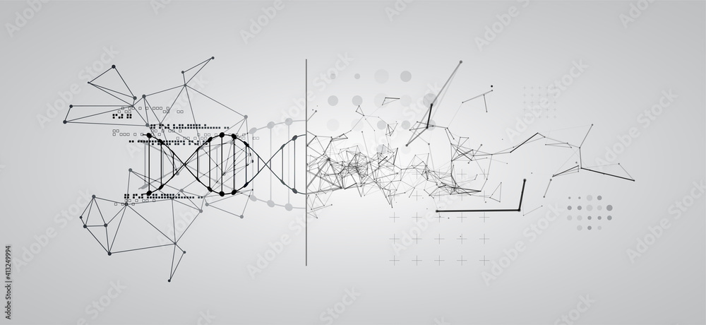 Poster abstract futuristic background for design works.