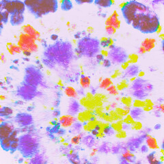 Fototapeta na wymiar Tie Dye Circle. Colorful Batik Shirt. Ink Watercolor Backdrop. Tye Dye Swirl Kaleidoscope. Rainbow Hippie Texture. Abstract Spiral Effect. Heart Artistic Design. Unicorn Tie Dye Circle.