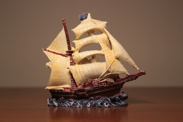 model of a ship