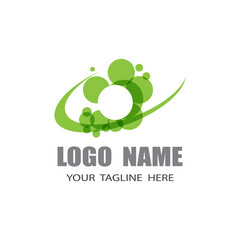 Fresh shape logo vector icon template
