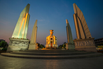 The Democracy Monument is a historical of constitution monument in Bangkok, Thailand.