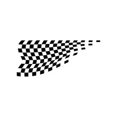 Race flag icon logo design vector. Icon Symbol. Template Illustration. Creative design