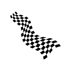 Race flag icon logo design vector. Icon Symbol. Template Illustration. Creative design