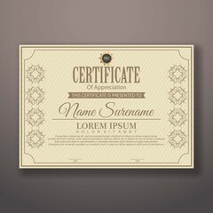 Modern certificate