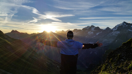 Sunrise in Switzerland