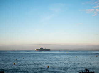 French Helicopter Carrier of the coast of the Cote d'azure