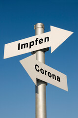 Obraz premium Impfen und Corona - Symbolfoto