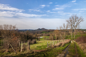 Mansac (Corrèze, France) - Vue campagnarde de l'Yssandonnais