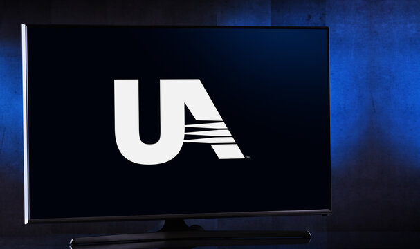 Flat-screen TV Set Displaying Logo Of United Artists Corporation