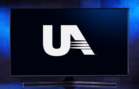 Flat-screen TV Set Displaying Logo Of United Artists Corporation