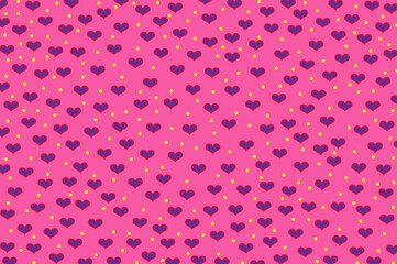 pink polka dots pattern background