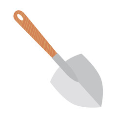 shovel gardening tool isolated icon vector illustration design