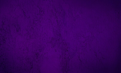 rough ultra violet concrete or cement surface background with space for text. beautiful abstract grunge decoration purple stucco wall background