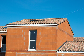 Maison en construction.