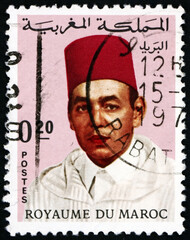 Postage stamp Morocco 1968 Hassan II, King of Morocco