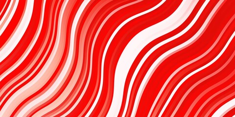 Light Red vector template with curves.