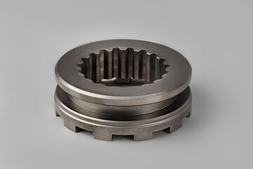 New parts on a gray background.