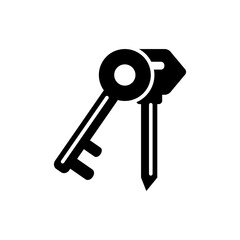 Key Icon Design Vector Template Illustration