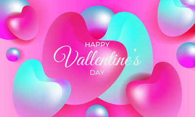 Vector illustration of valentines day graphics background, happy valentine's day background. suitable for happy valentine's day greetings