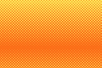 Pop art creative concept colorful comics book magazine cover. Polka dots colorful background. Cartoon halftone retro pattern. Abstract template design for poster, card, sale banner, empty bubble.