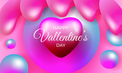 Vector illustration of valentines day graphics background, happy valentine's day background. suitable for happy valentine's day greetings