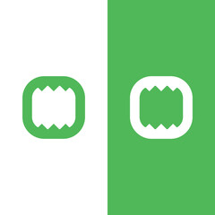 Funny Reptil Logo. Modern logo.