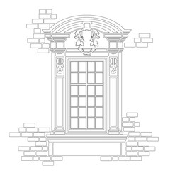 ANCIENT ROMAN AND HISTORICAL CLASSIC DECORATIONS GOTHIC COLUMNS AND FRIEZES IN ANCIENT VETIAN STYLE