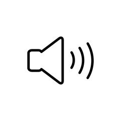 Speaker Icon Design Vector Template Illustration