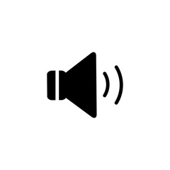 Speaker Icon Design Vector Template Illustration