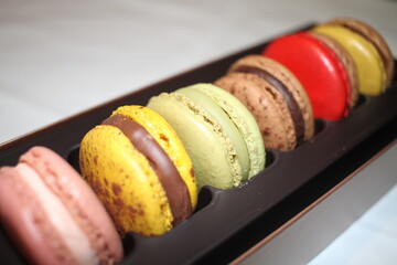 beautiful and colorful macaroons for you to enjoy
