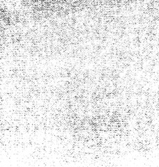 Distressed fabric texture. Vector texture of weaving fabric. Grunge background. Abstract halftone vector illustration. Overlay for interesting effect and depth. Black isolated on white background.